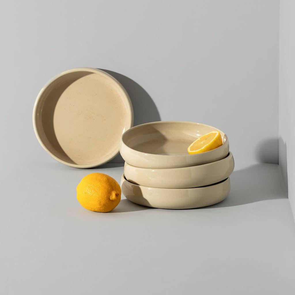 Handmade Stoneware Pasta/Salad Plate | Edan 7.9"