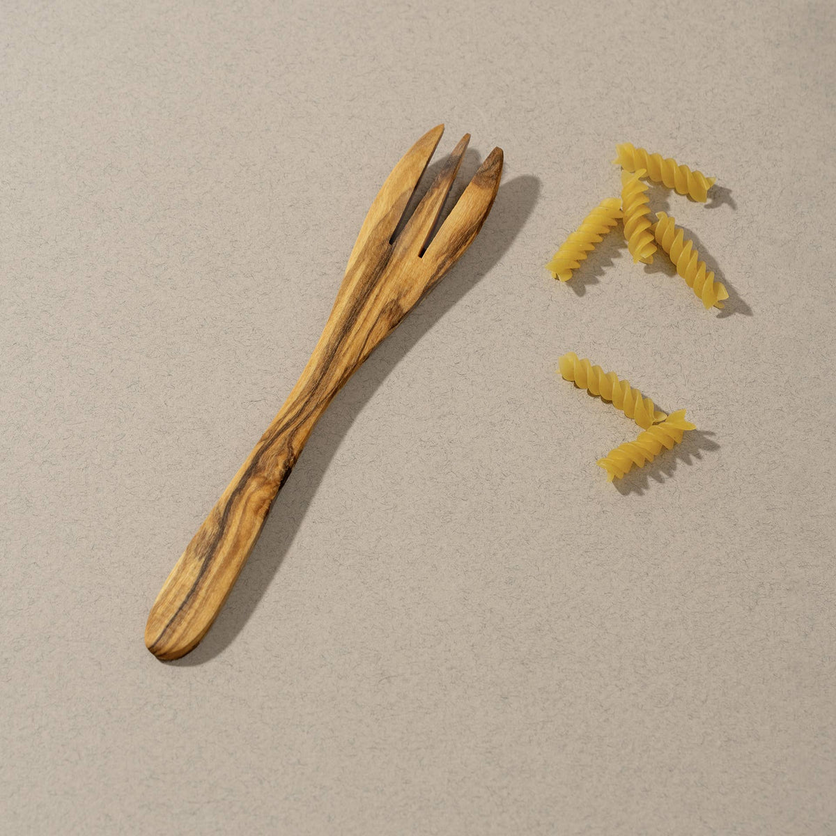 Natural Olive Wood Tapas Fork | 5"