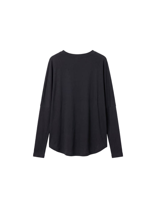 Bamboo Batwing Sleeve Long Sleeve Top