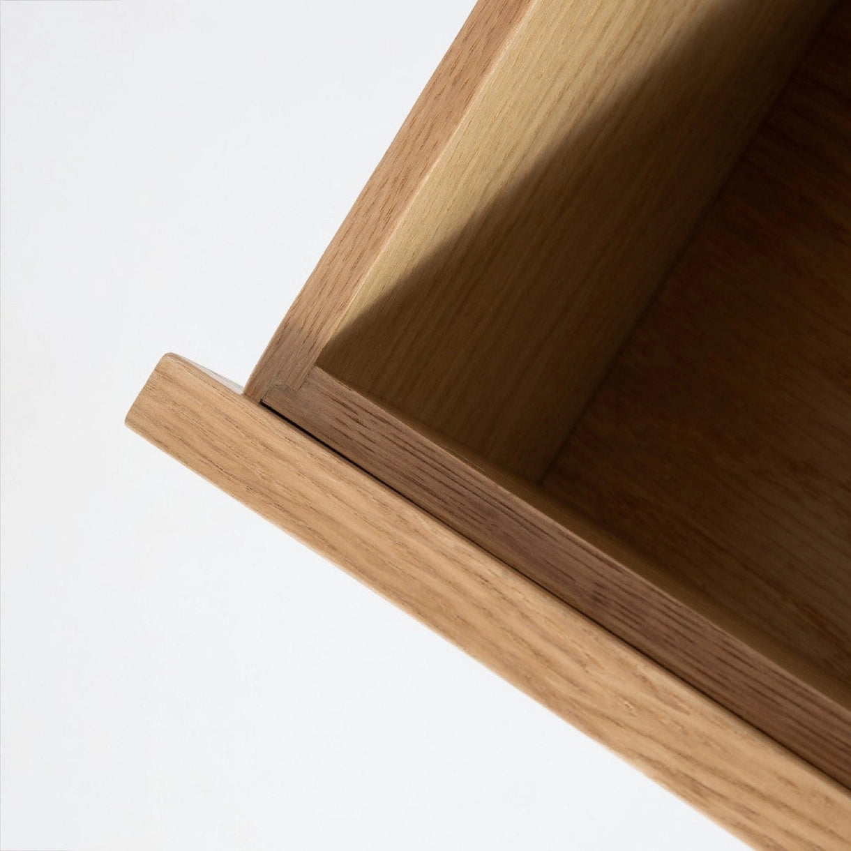 Natural tall boy dresser