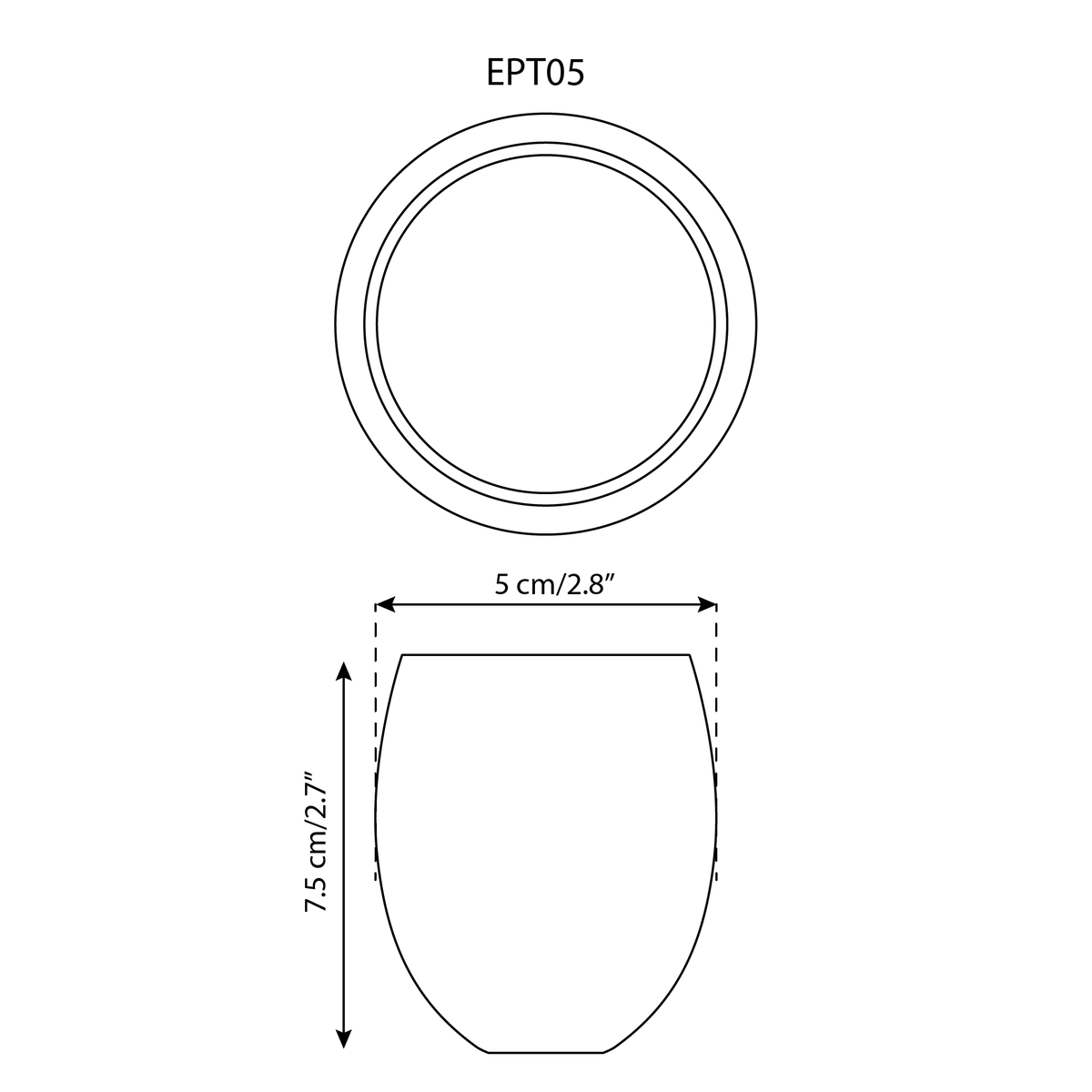 Stoneware Espresso Tumbler |  Epa 4.5 oz