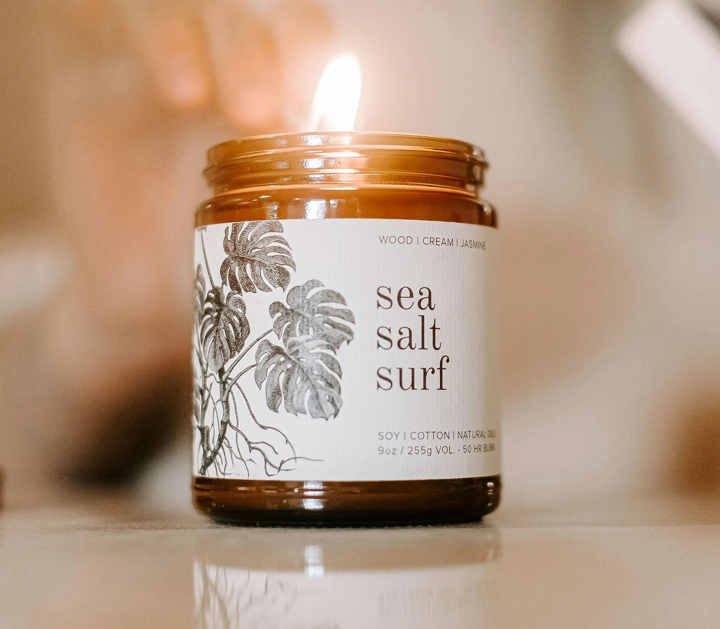 Sea Salt Surf 9 oz Soy candle