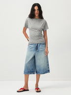 Bamboo Lyocell Off-Shoulder Top