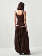Lyocell Wool Blend U-Neck Layering Tank