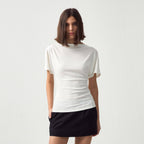 Bamboo Lyocell Off-Shoulder Top