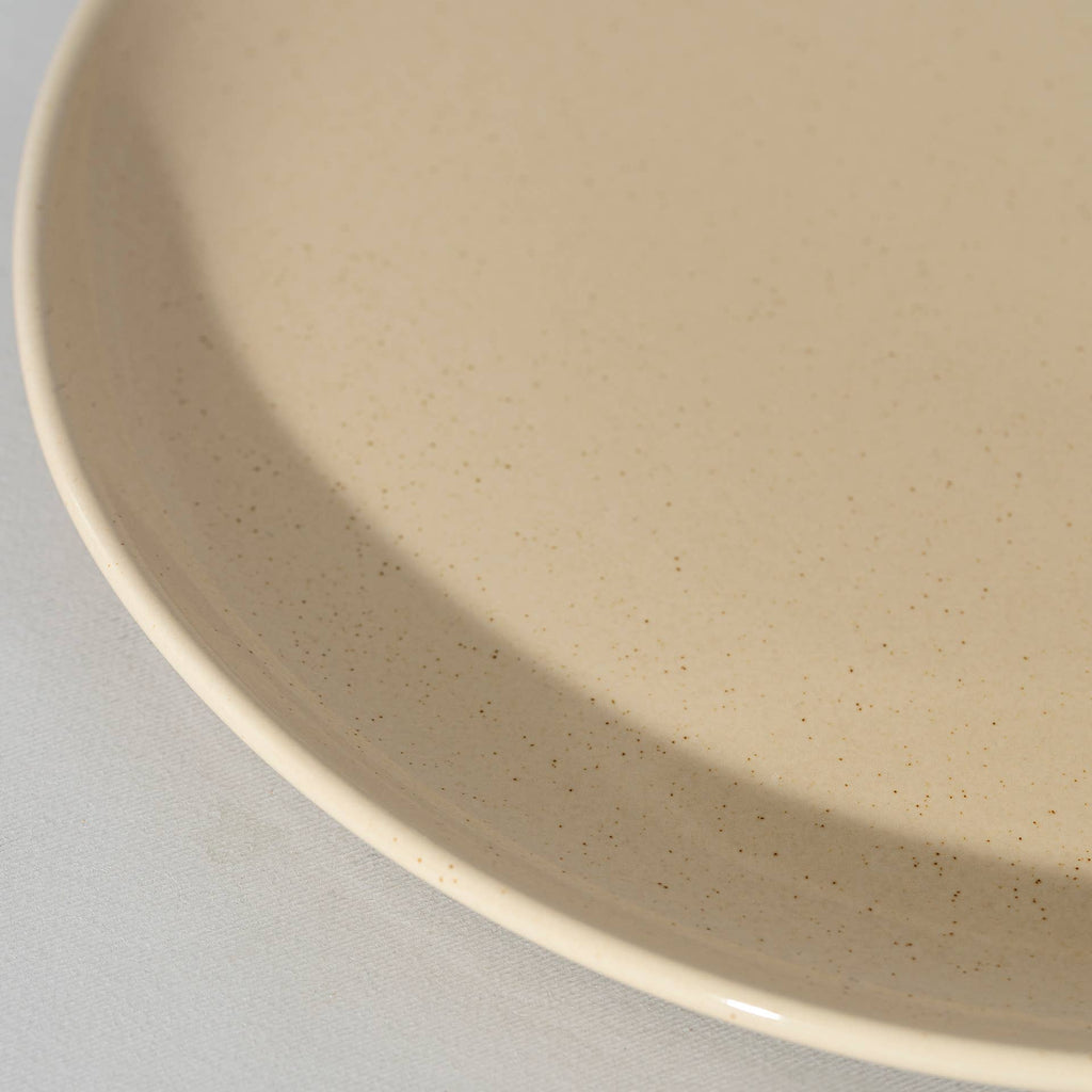 Handmade Stoneware Flat Side Plate | Edan 5.1"