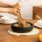 Natural Olive Wood Serving Spatula Forks