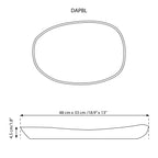 Long Stoneware Serving Platters  | Dadasi