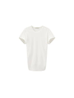 Slim Waist Cinched Cropped Crew Neck Top