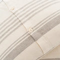 Striped Ivory Horizon Pillow