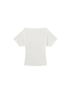 Bamboo Lyocell Off-Shoulder Top