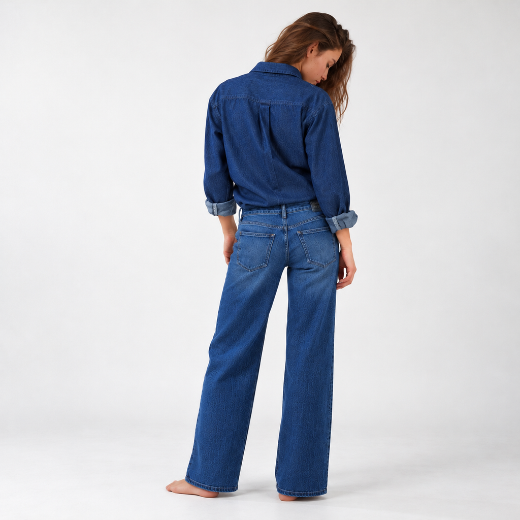 Elvia Wide Straight - Low Rise