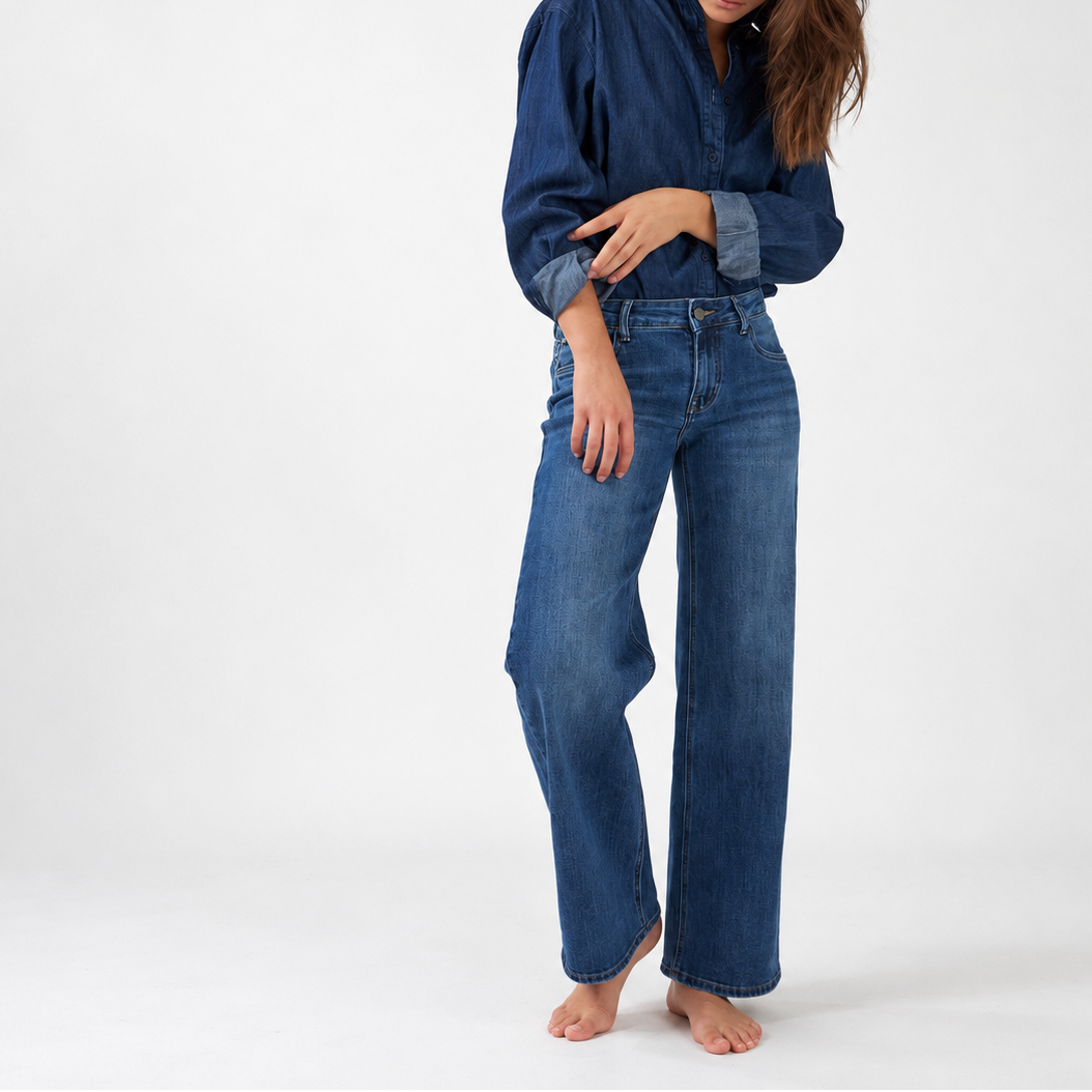 Elvia Wide Straight - Low Rise
