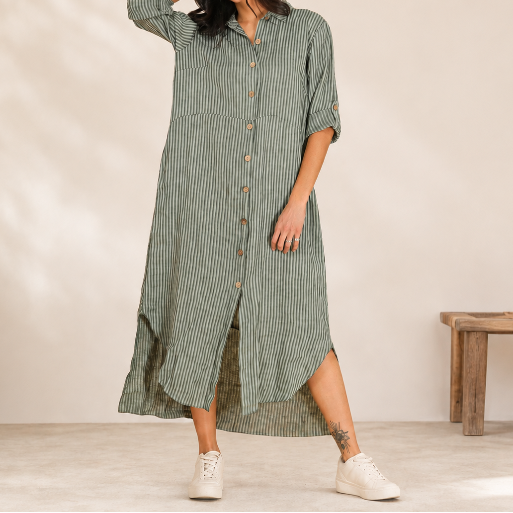 Pinstripe Coco Dress