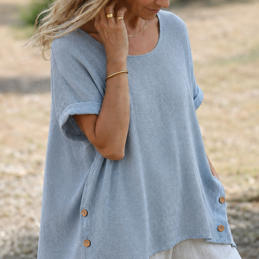 Cotton & Linen Tunic Tee SALE 25% 0ff