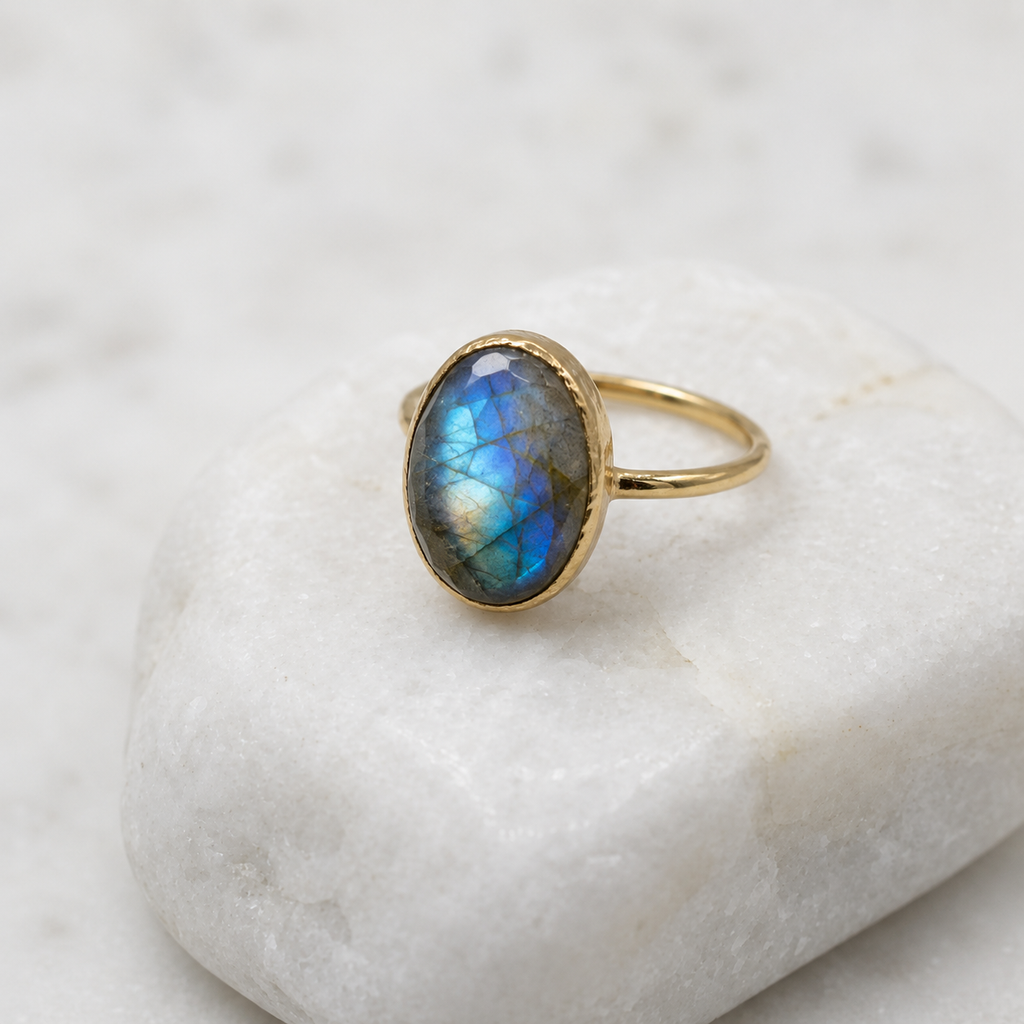 Labradorite Cocktail Ring
