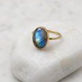 Labradorite Cocktail Ring