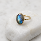 Labradorite Cocktail Ring
