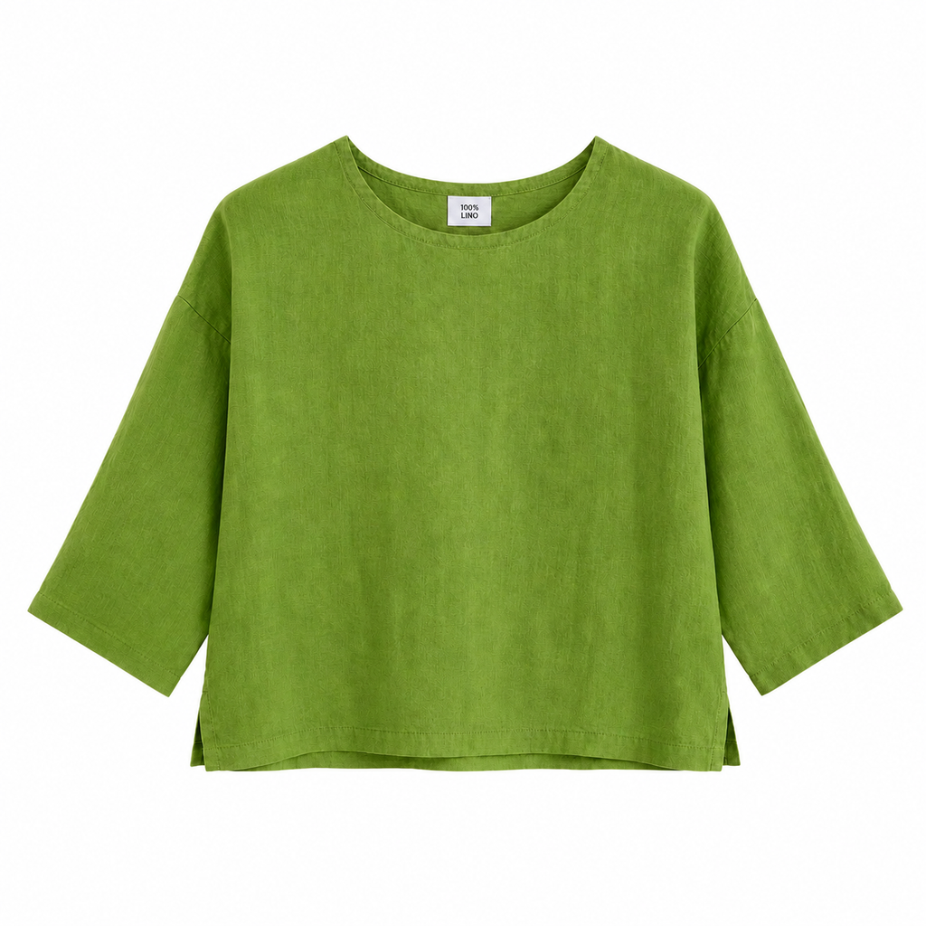 Linen Box Blouse