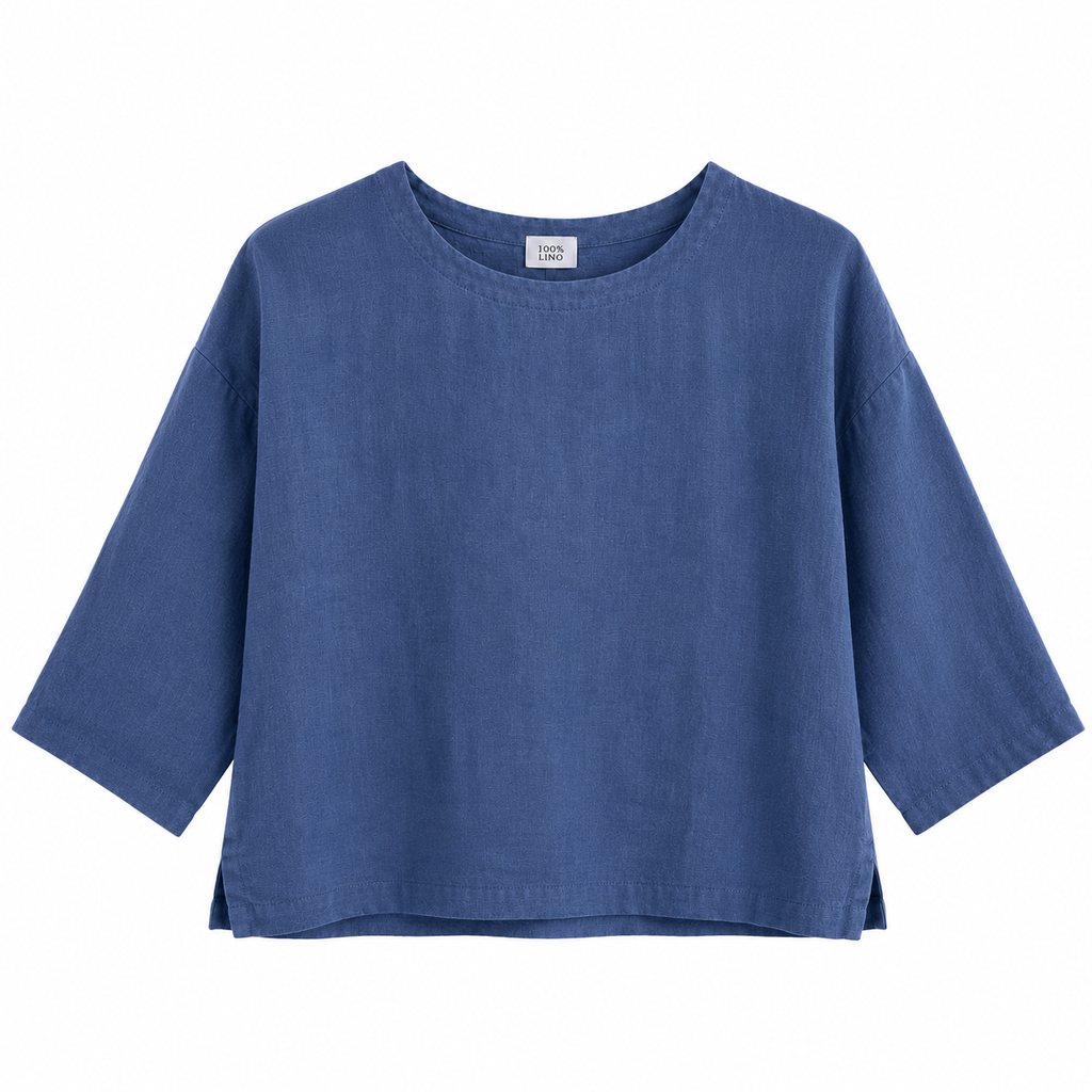 Linen Box Blouse