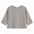 Linen Box Blouse