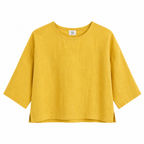 Linen Box Blouse