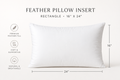 Wide Striped Blue Horizon Pillow
