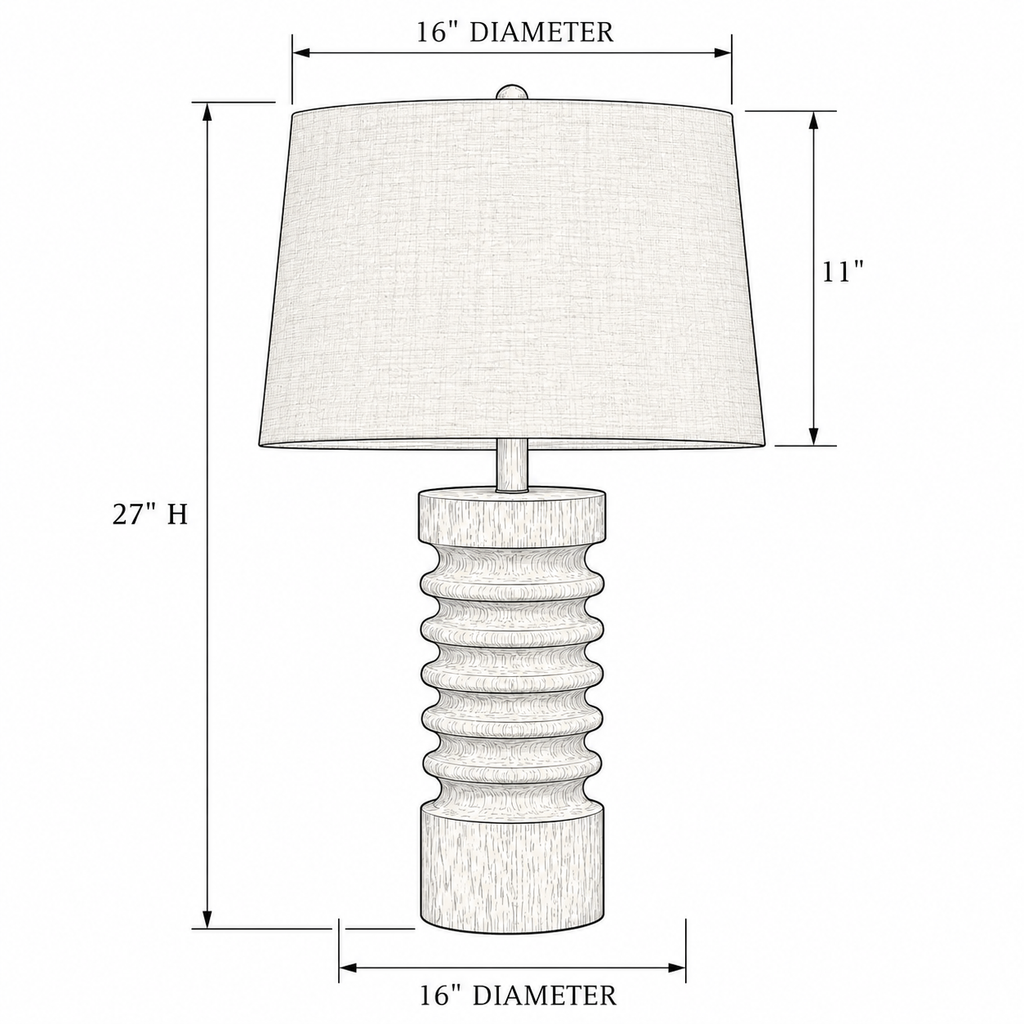 The Ash Table Lamp
