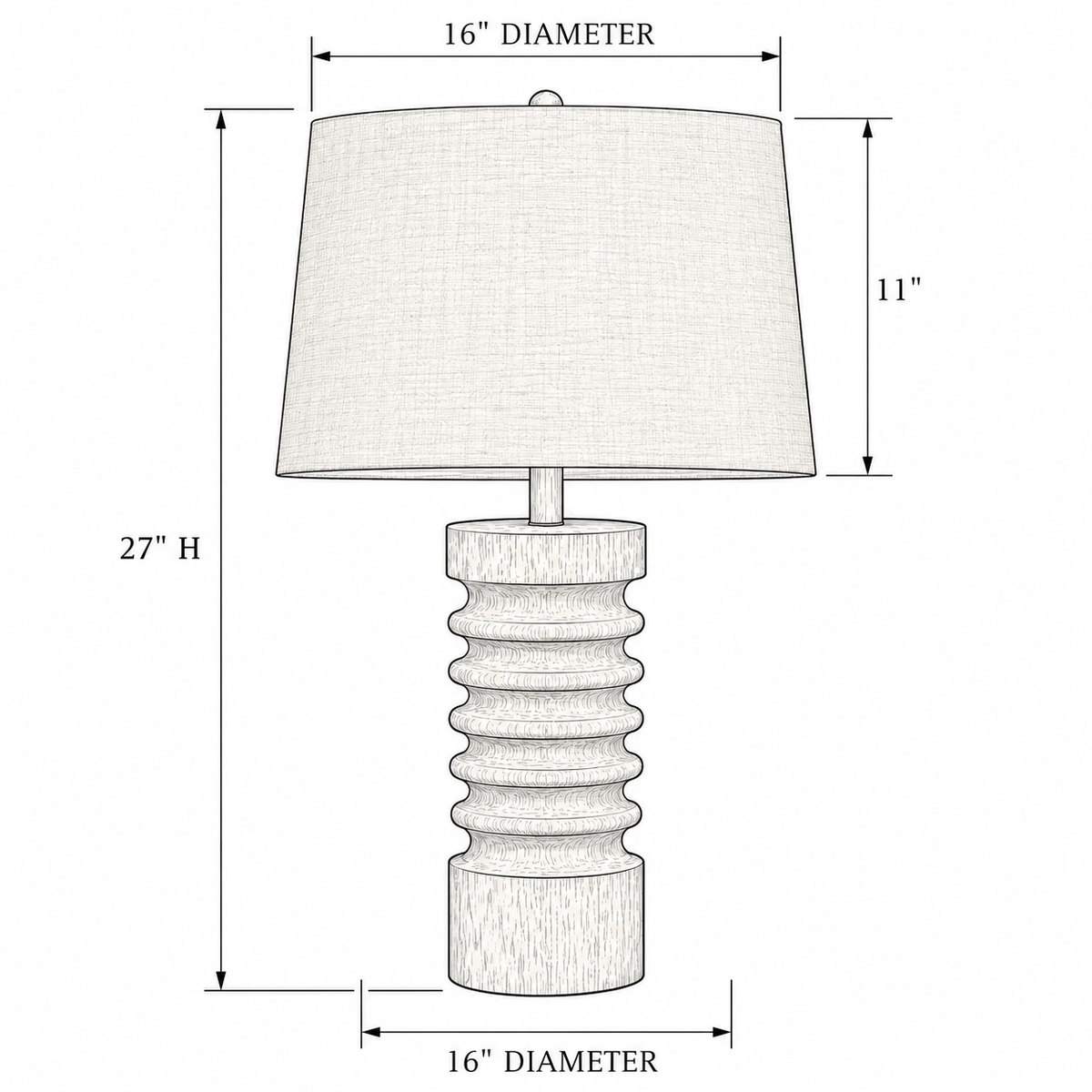 The Ash Table Lamp