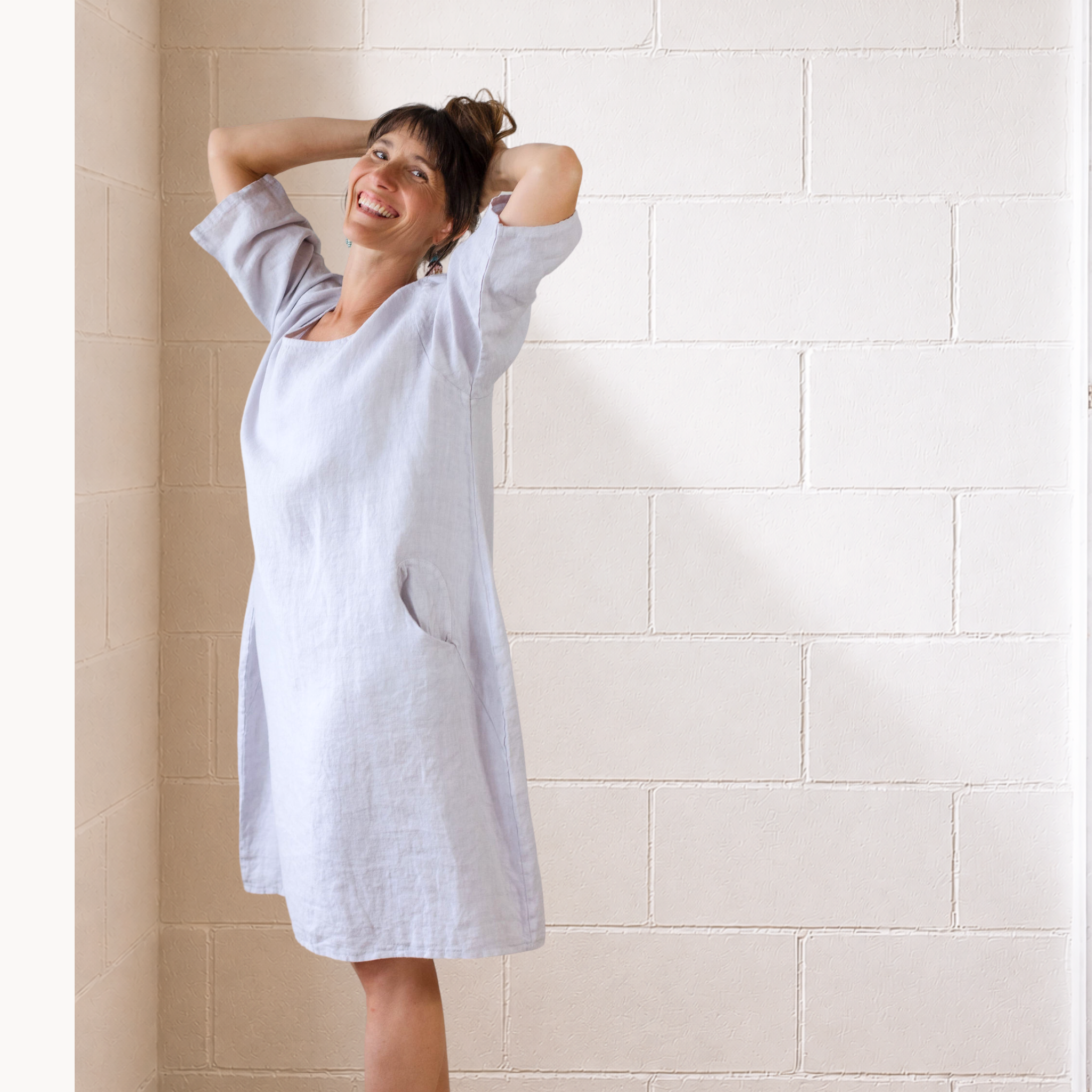 Linen Bubble Dress