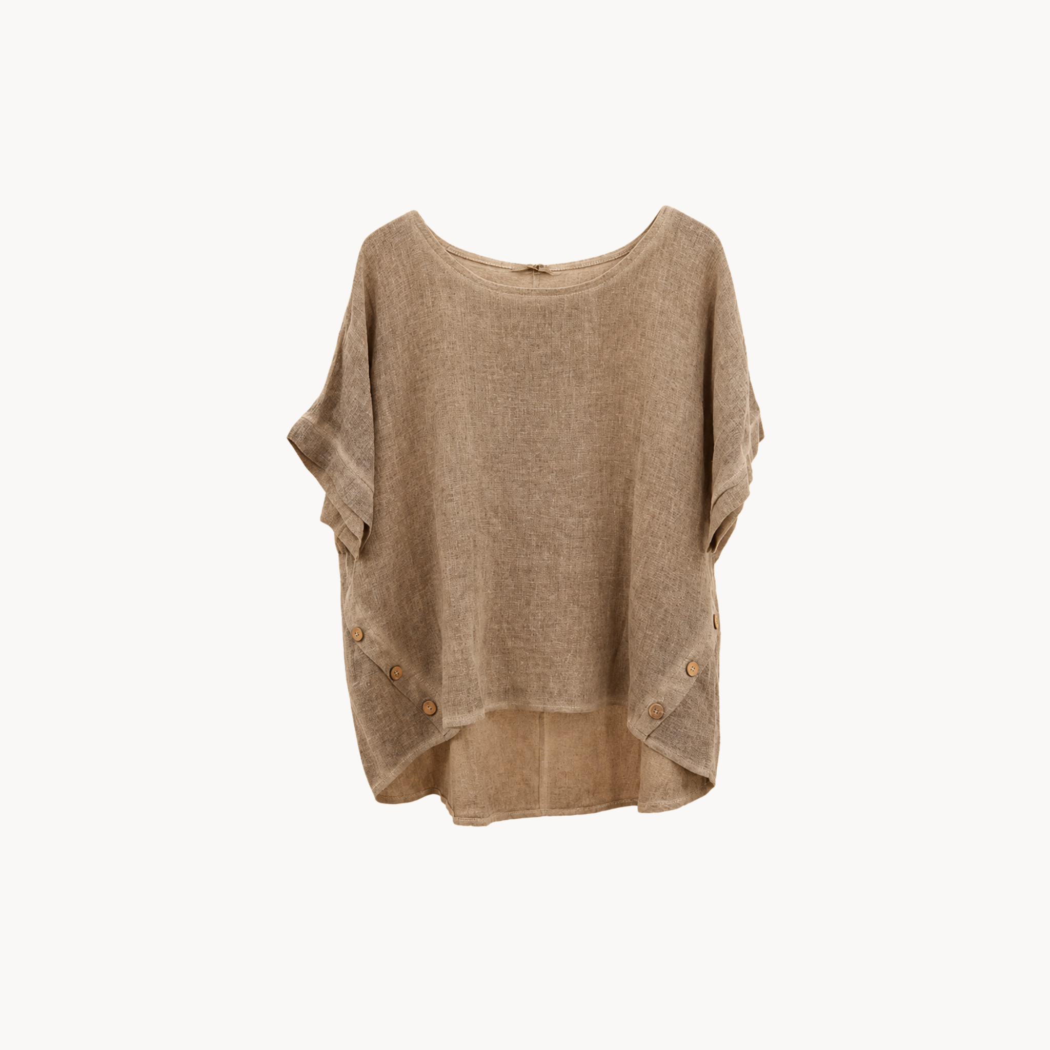 Cotton & Linen Tunic Tee