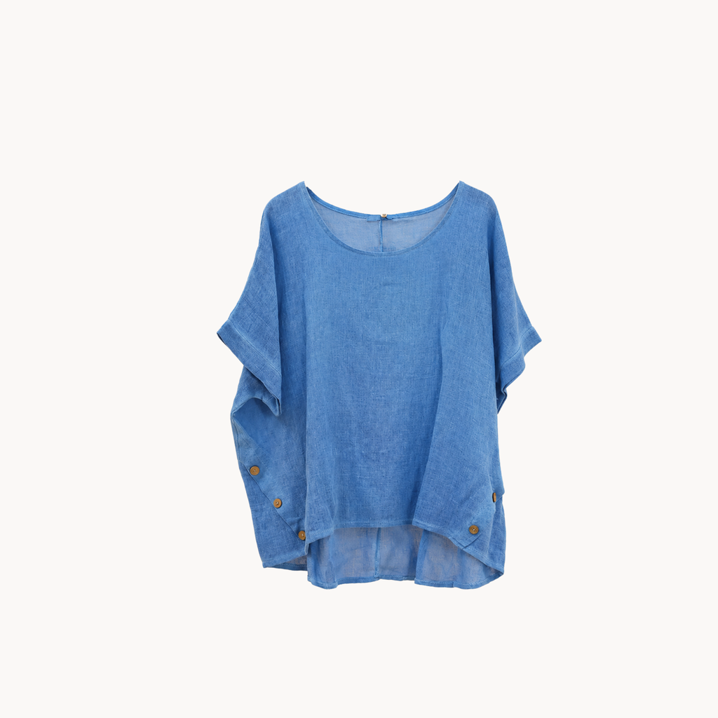 Cotton & Linen Tunic Tee