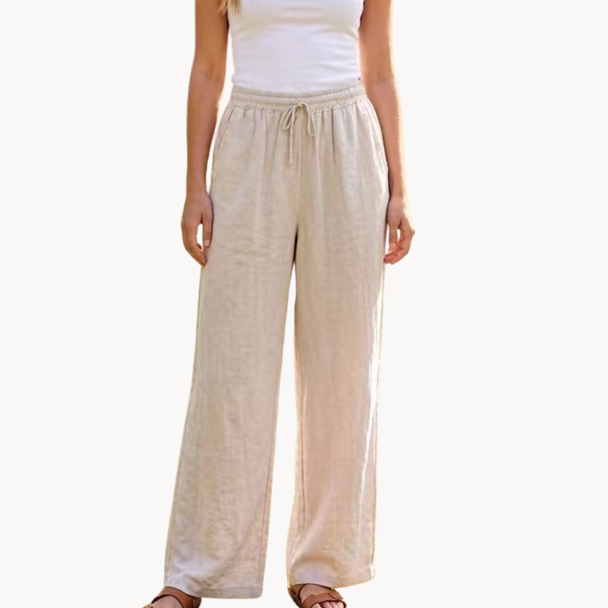 Linen Draw String Pants