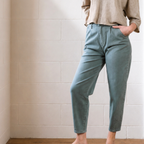Balloon Cut- Pleated Summer Chino