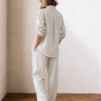 Striped Linen Shirt ~ Shirt Pant Set