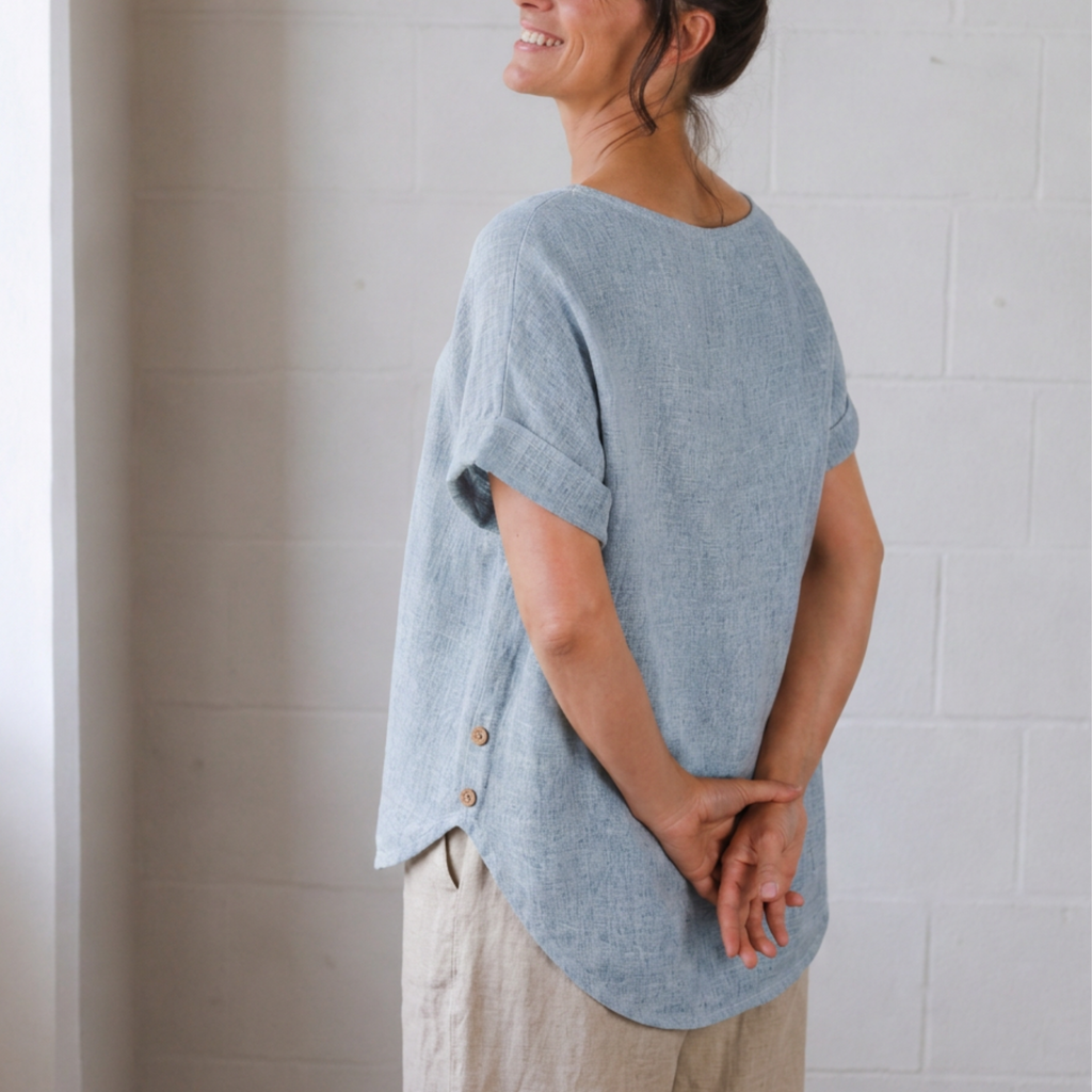 Cotton & Linen Tunic Tee