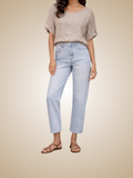 Mid-Rise Ankle crop Jeans