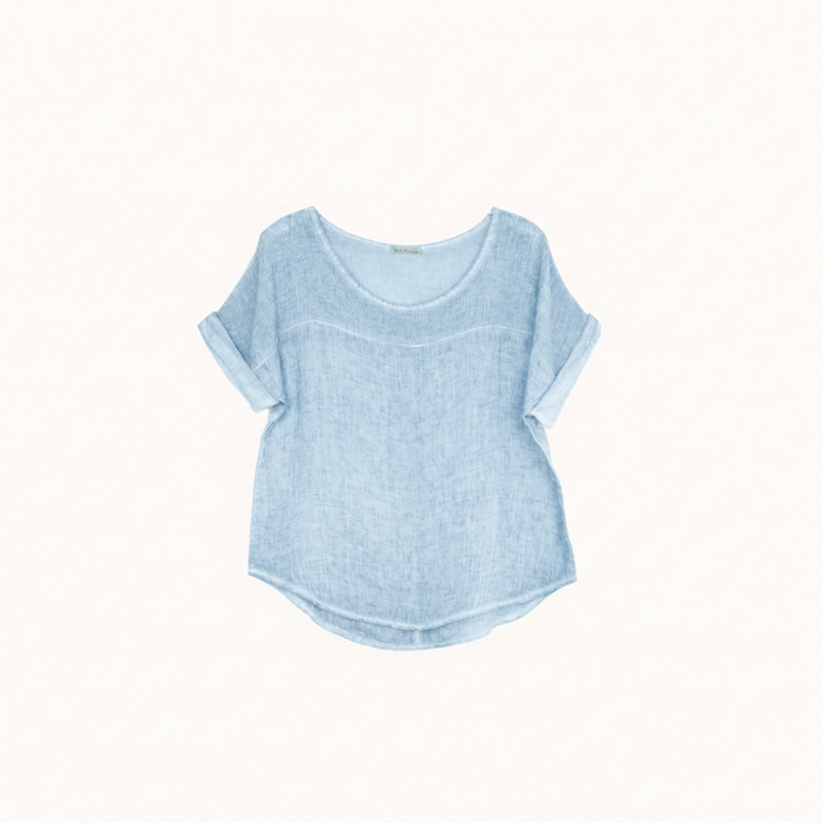 Linen Knit Segment Tee SALE! 25% off
