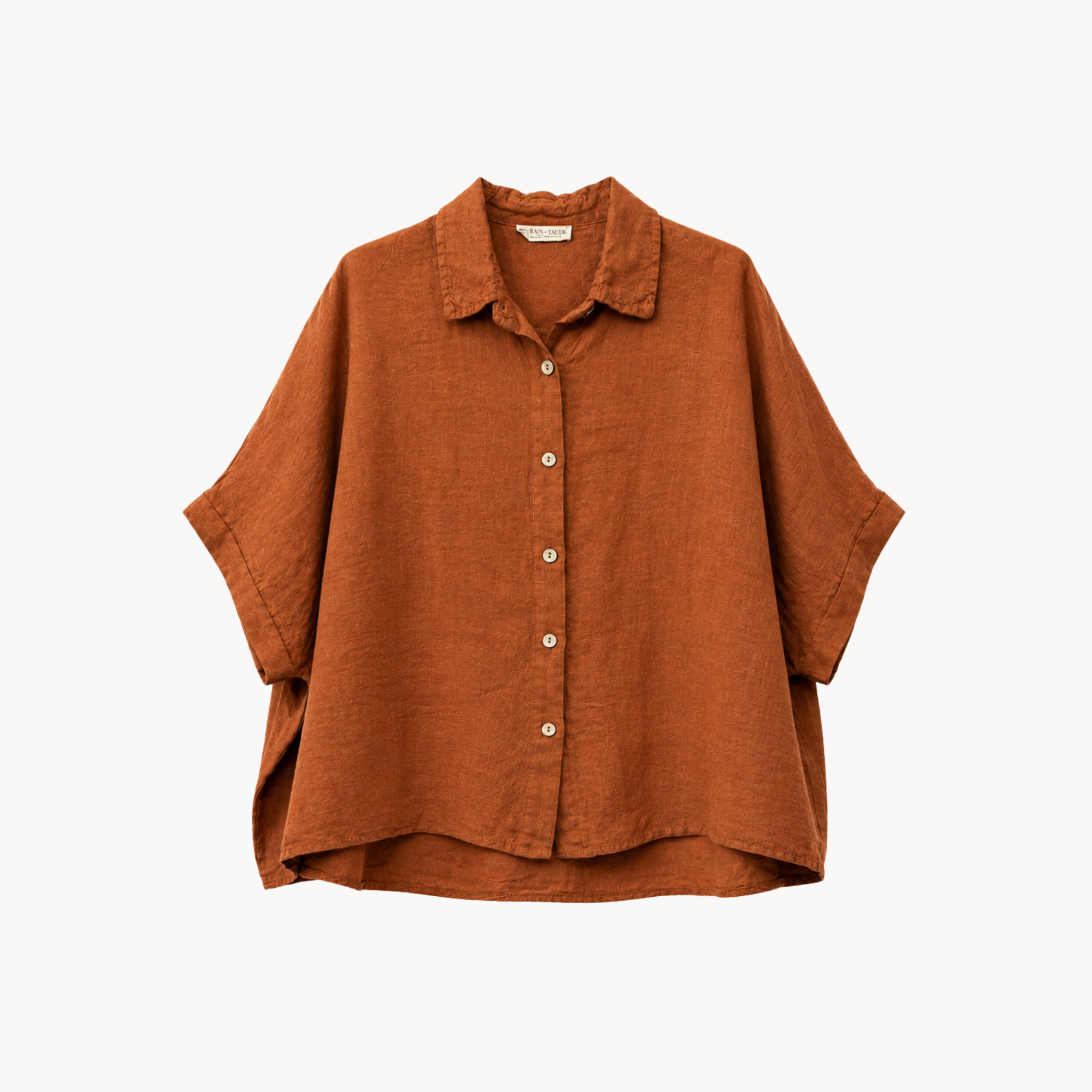 Mara Linen Button Blouse