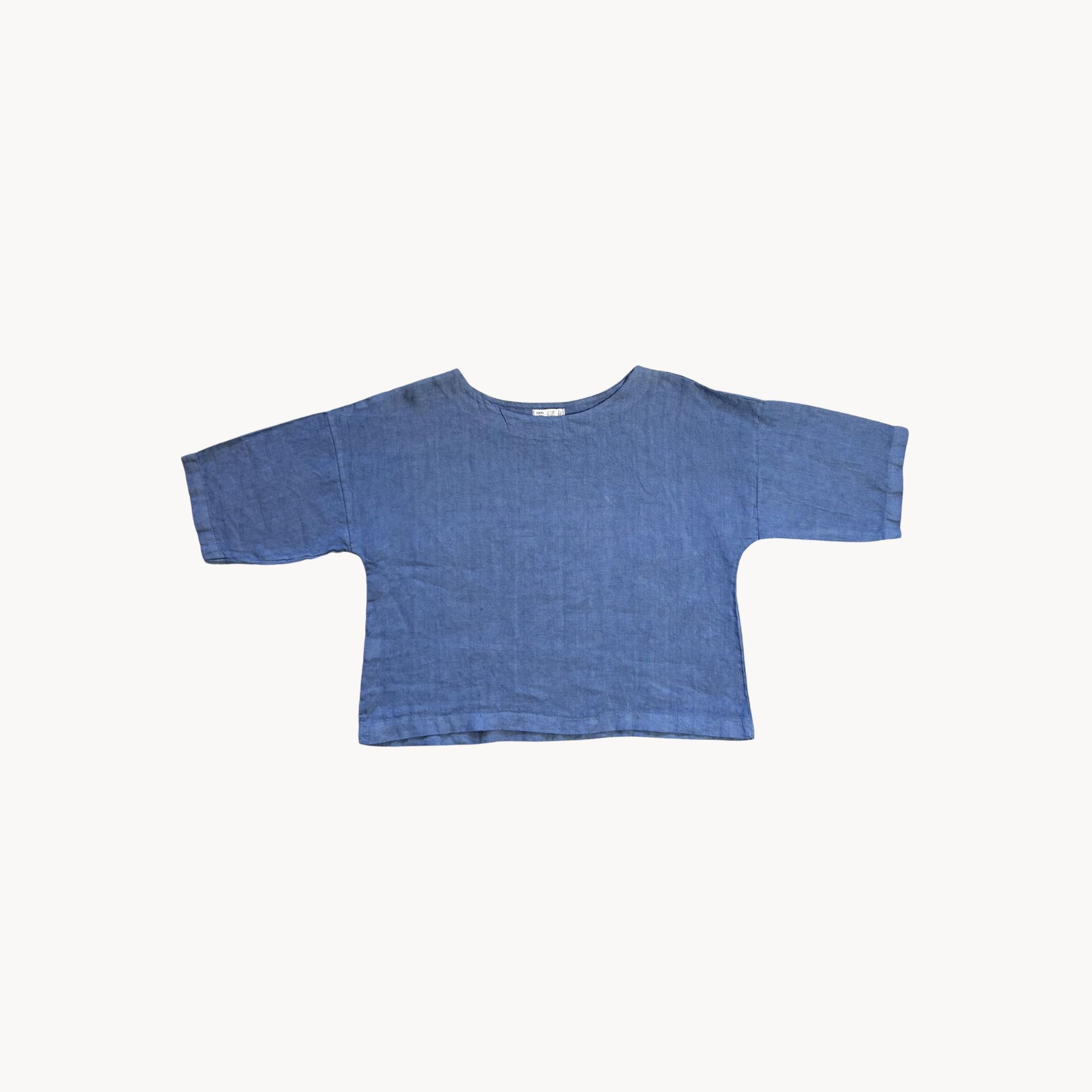 Linen Box Blouse