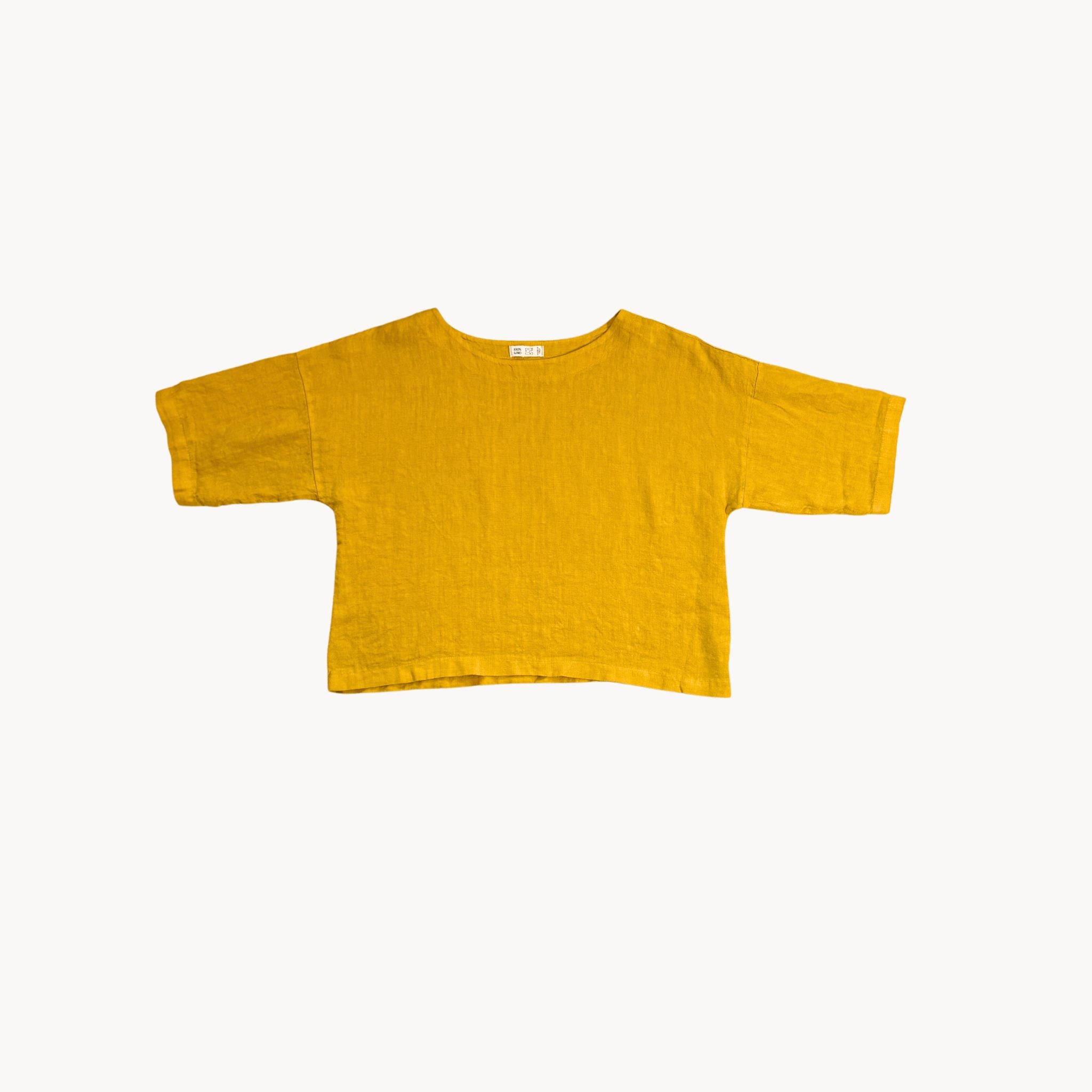 Linen Box Blouse