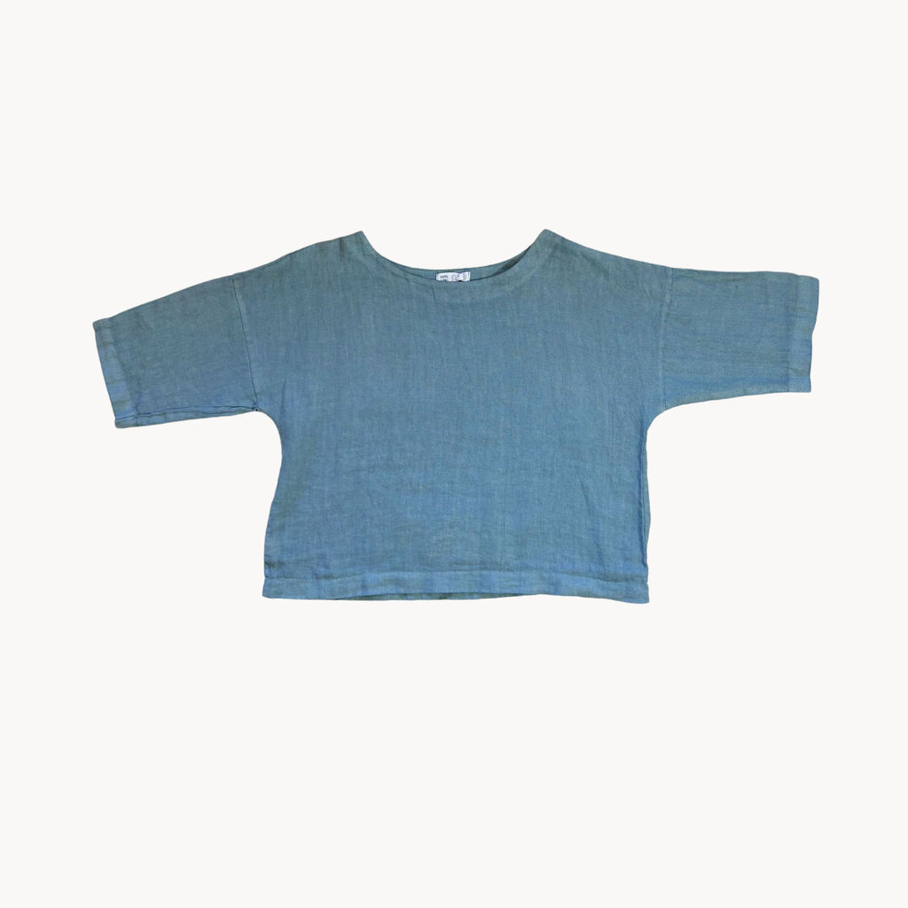 Linen Box Blouse
