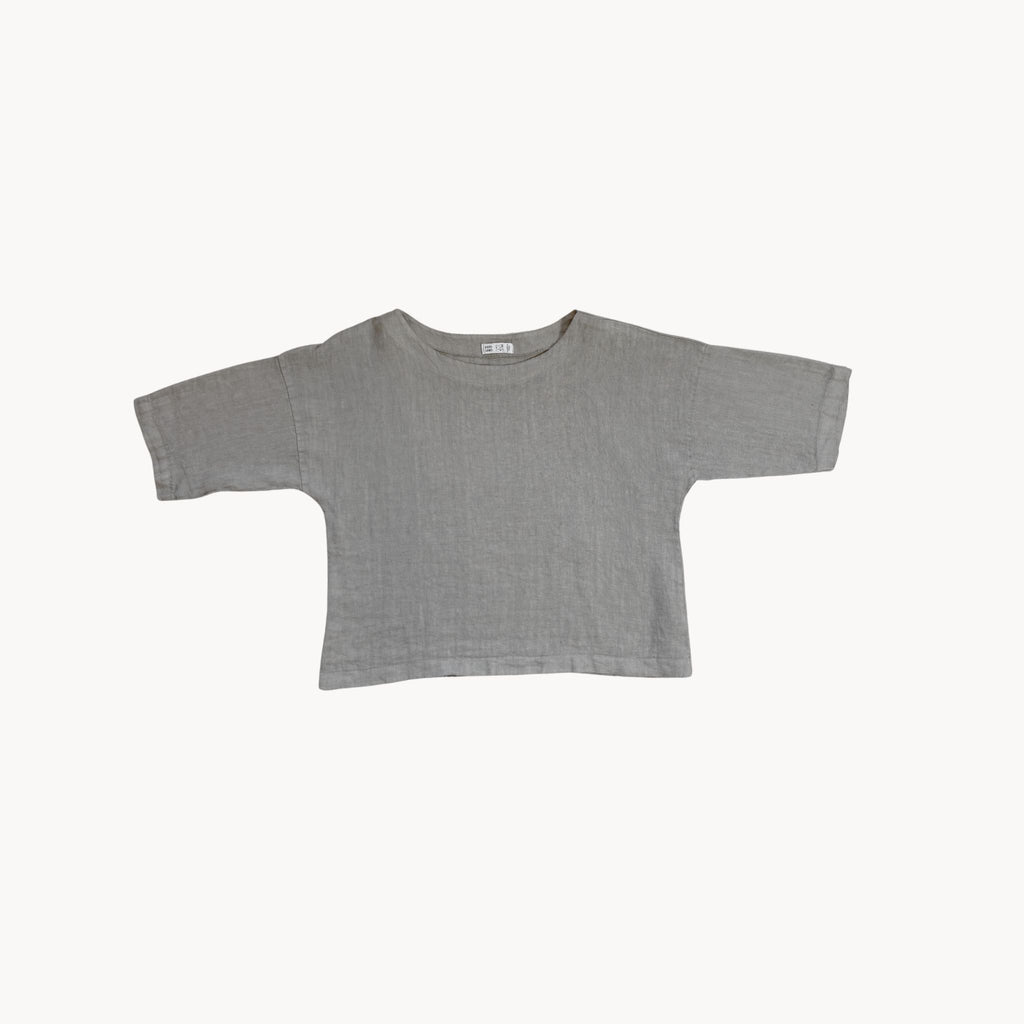 Linen Box Blouse