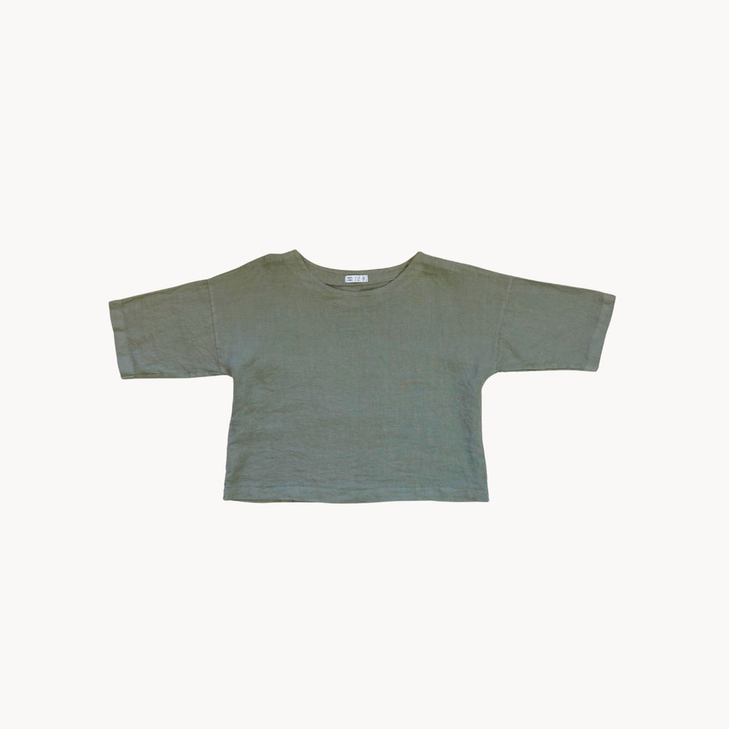 Linen Box Blouse