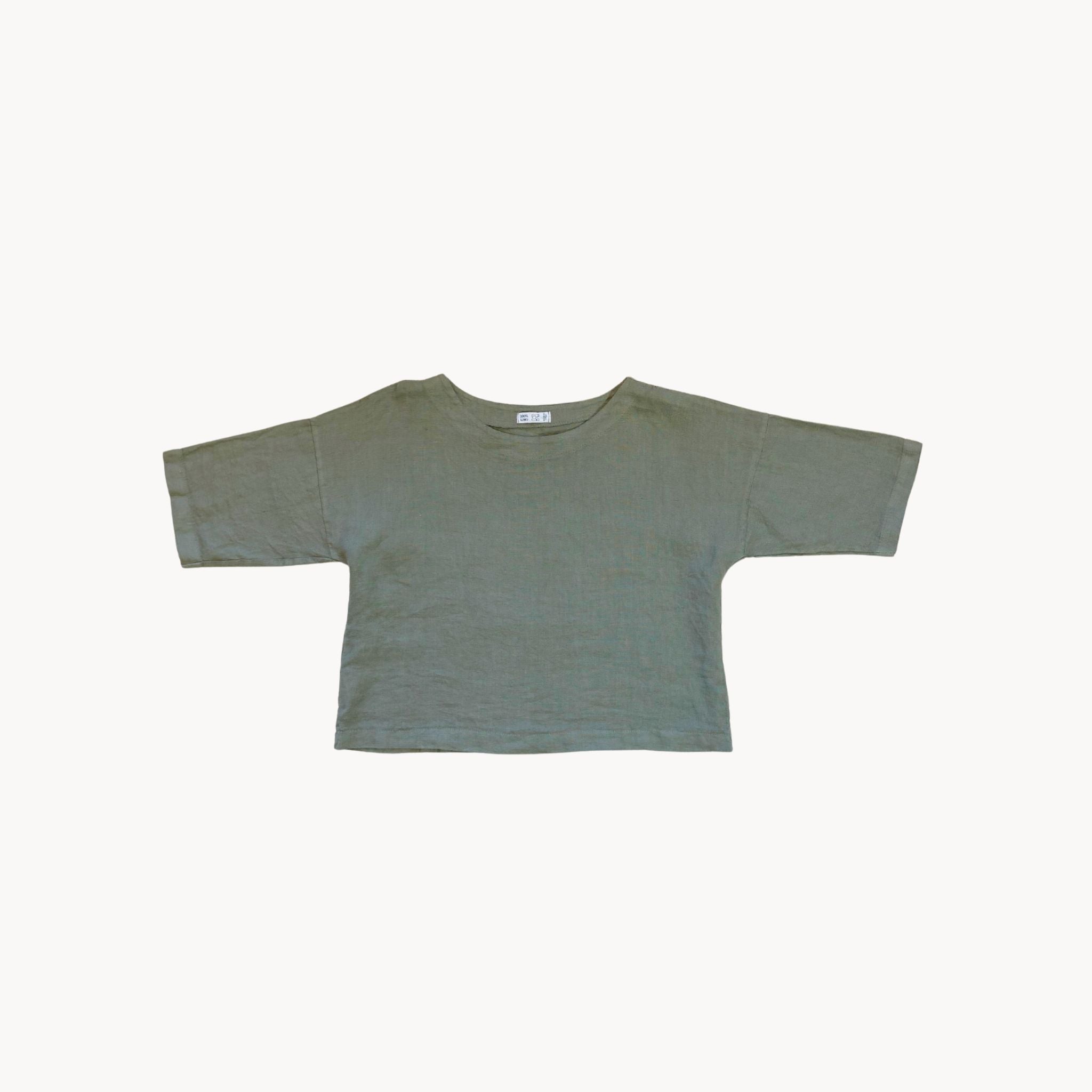 Linen Box Blouse