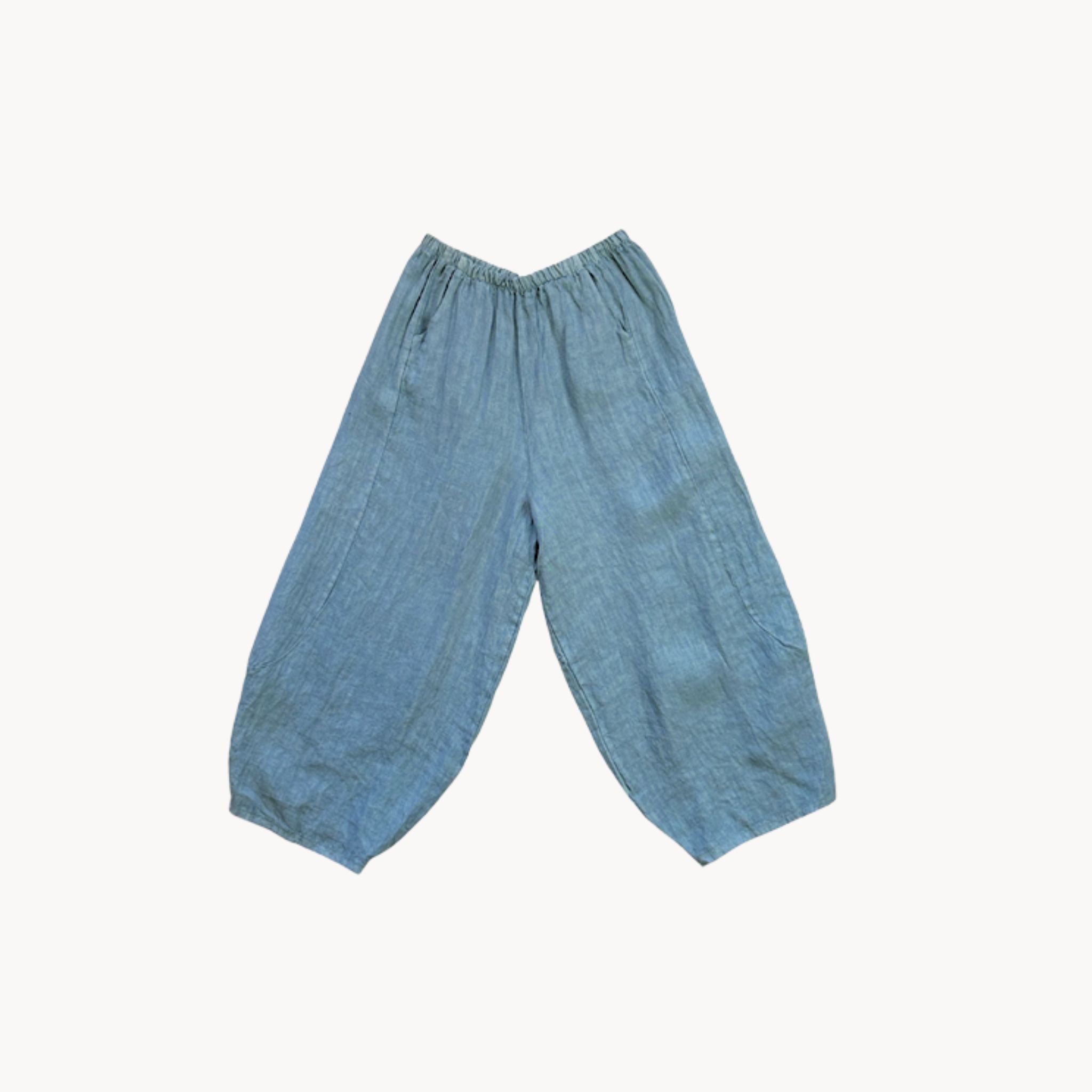 Linen Parachute Pants
