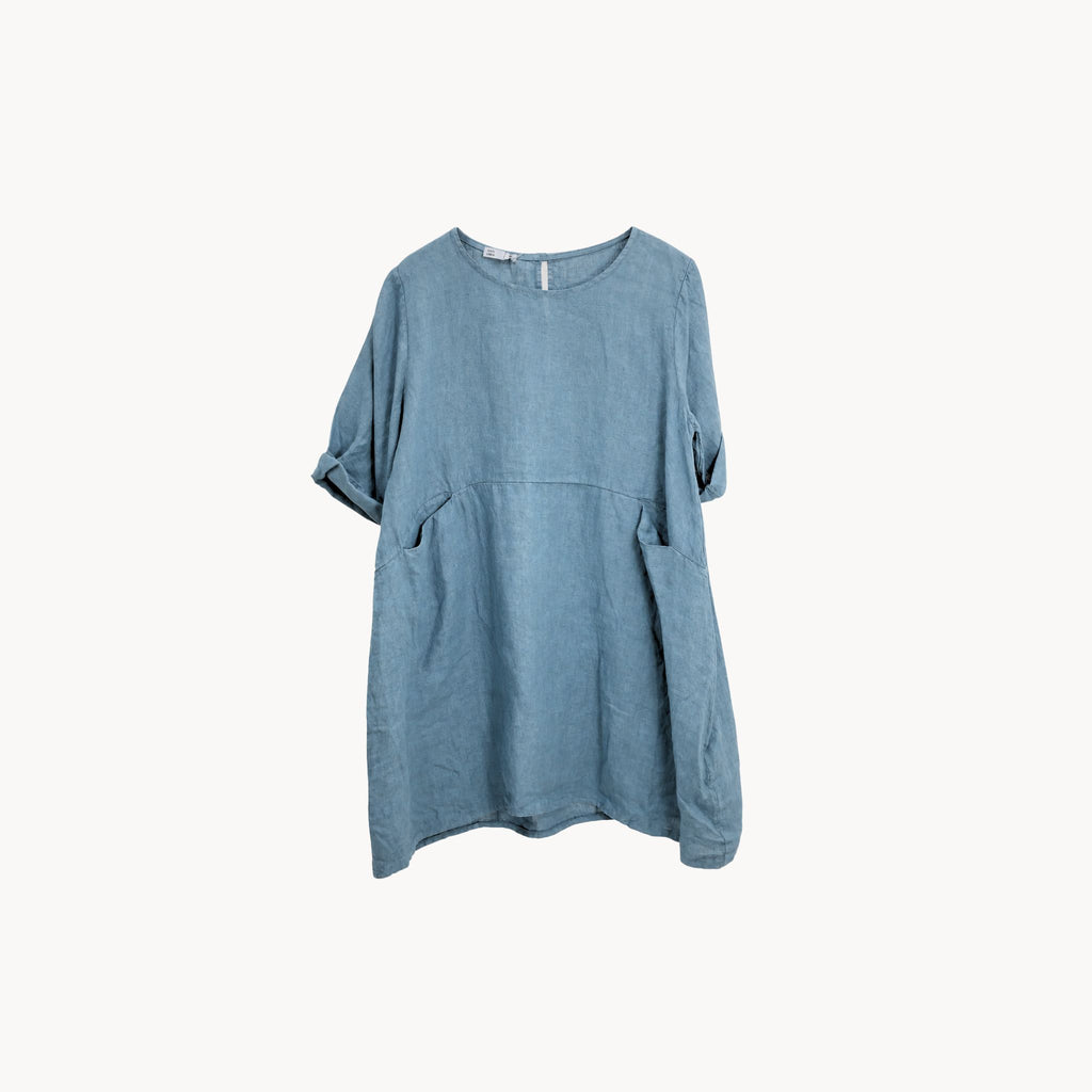 Linen Pocket Dress