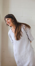 Linen Bubble Dress