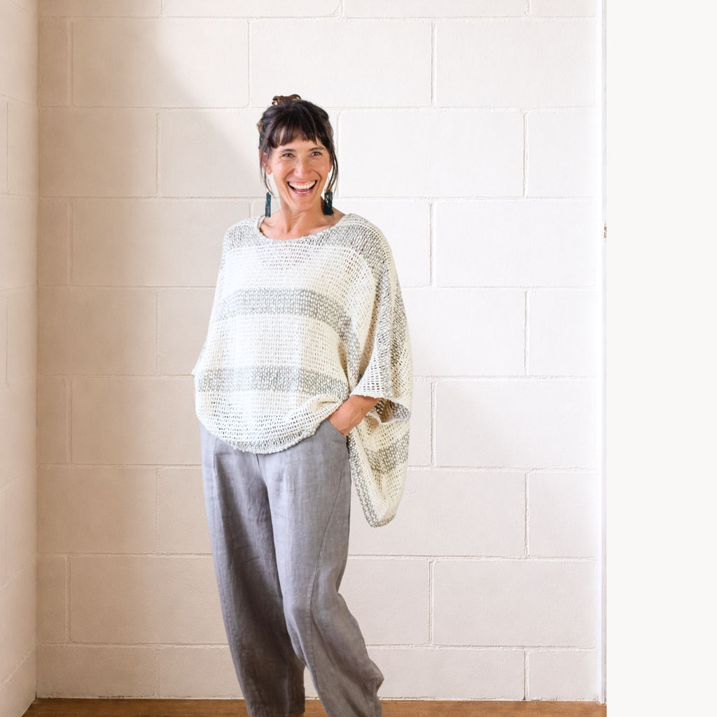 Linen Barrel Pants