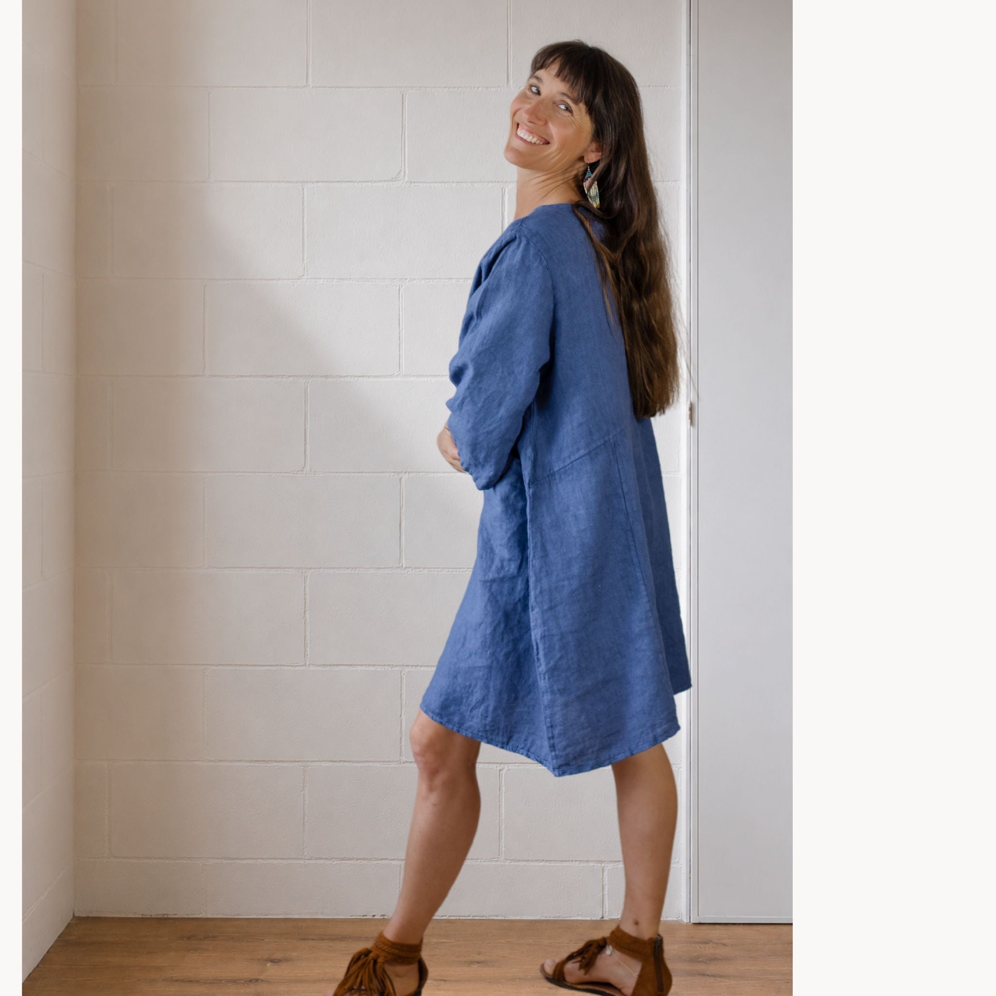 Linen Pocket Dress